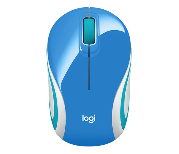 LOGITECH LOGITECH Wireless Mini Mouse M187 BLUE 910-002733 - 77086 - zdjęcie